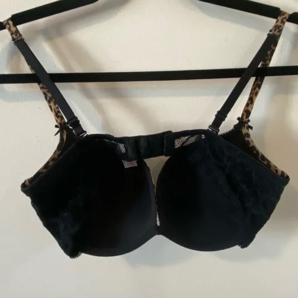 La Senza 32D Leopard Print Padded Lace Bra - Picture 3 of 3